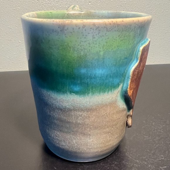 Handcrafted Wisconsin Pottery Mug  w/ Embossed State Map  by BEEB'S CREATIVE - Picture 7 of 12